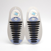 Waterproof custom print high elastic no tie shoelaces silicone shoe laces
